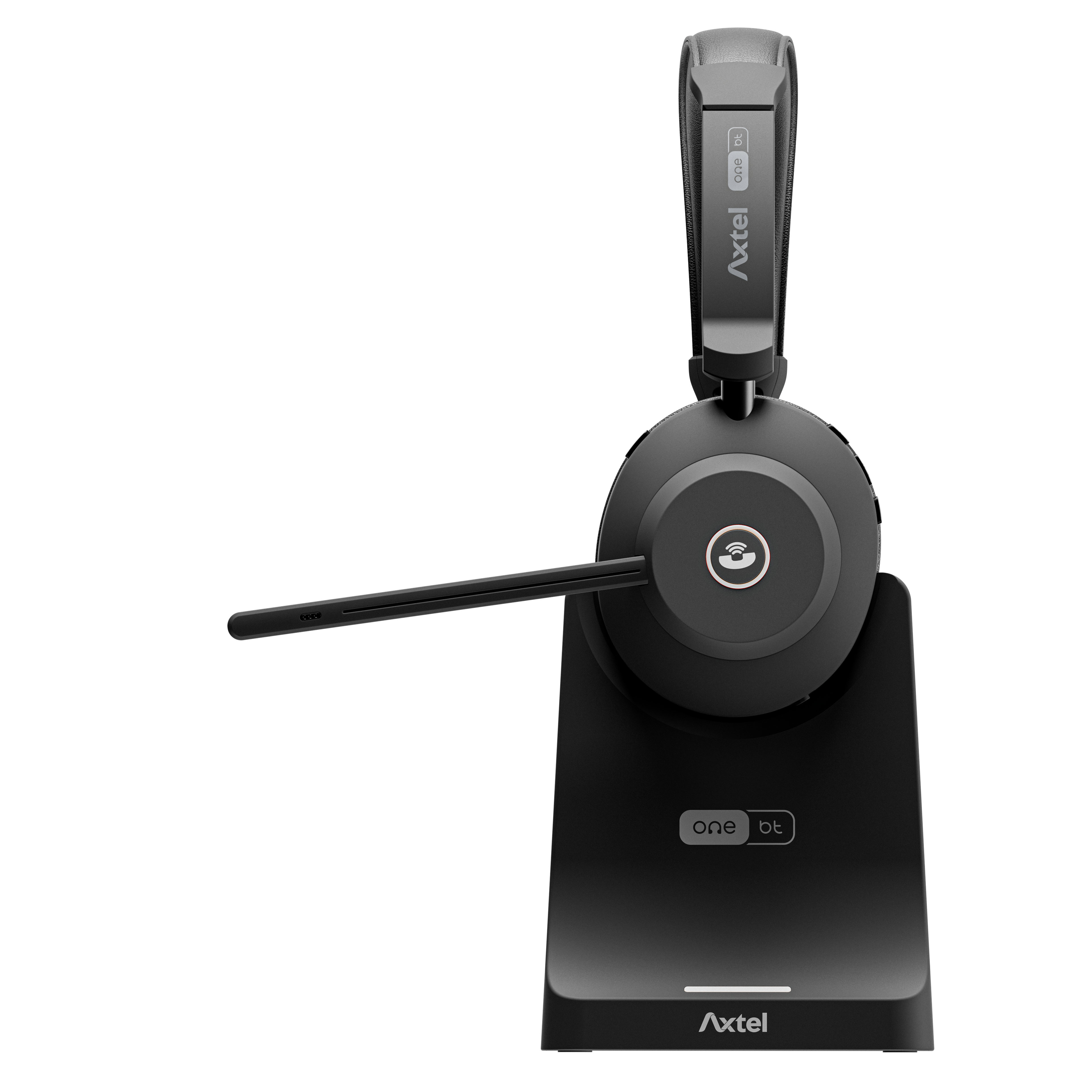Axtel One BT Stereo Wireless Bluetooth Headset Base Side