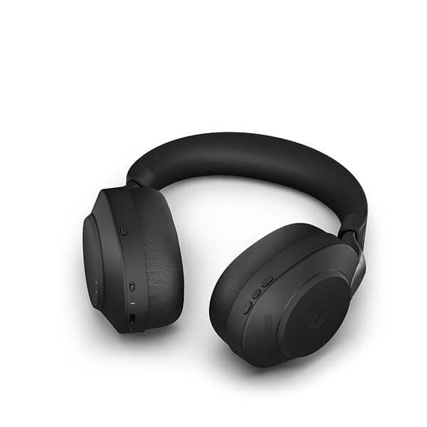 Jabra Evolve2 85 MS Stereo USB-A Bluetooth Headset with Active Noise Cancelling – down view