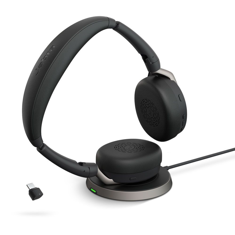 Jabra Evolve2 65 Flex UC Stereo USB Headset Stand