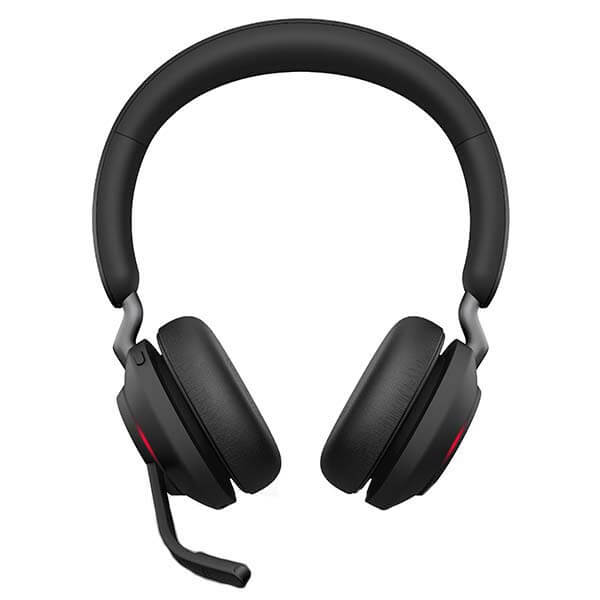 Jabra Evolve2 65 UC Stereo Wireless Headset with USB Adapter – Black